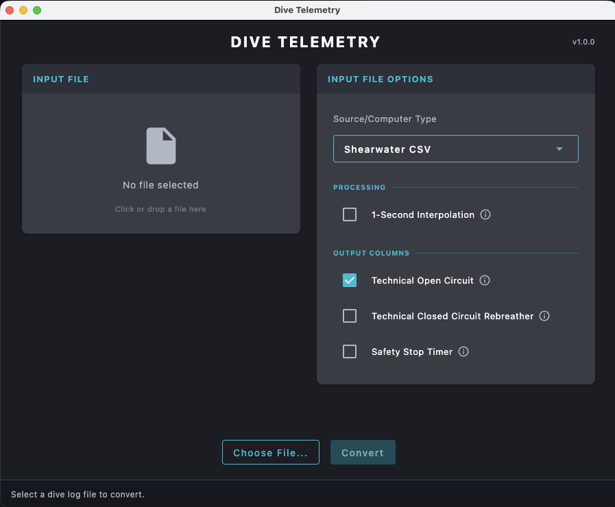 Dive Telemetry